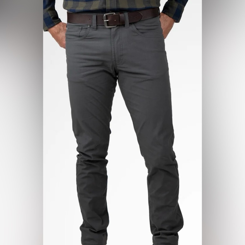 Tailor Vintage New Canaan AIROTEC Slim Fit Stretch Waist pants, Gray, 38x30